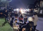 3C dan Balap Liar Minggir! Patroli Blue Light Polsek Kediri Ciptakan Kondusifitas