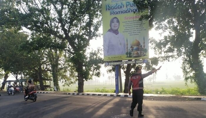 Rawan Pagi Sat Samapta Polres Lombok Barat: Berikan Kenyamanan dan Keamanan Bagi Pengguna Jalan di Pagi Hari