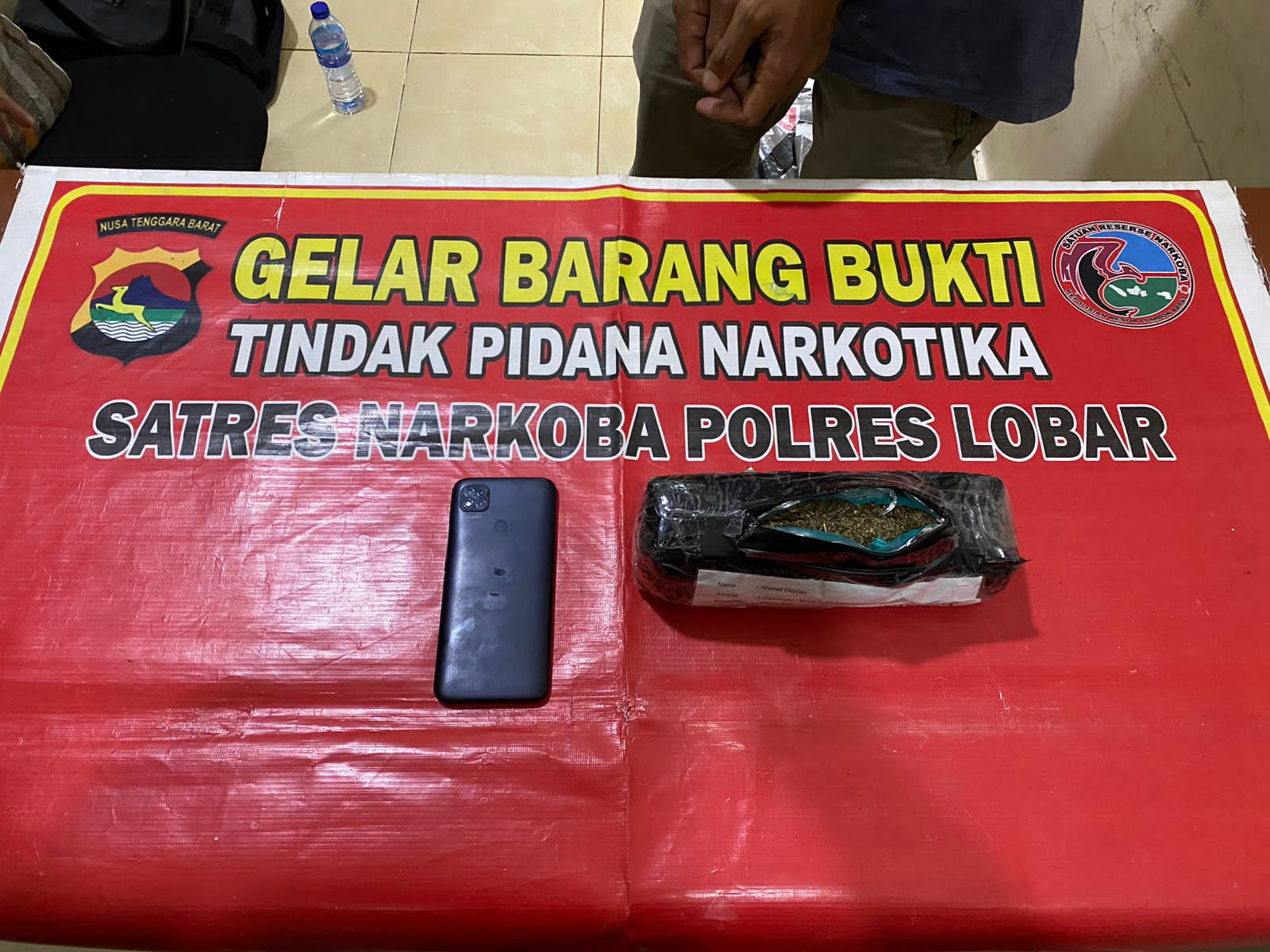 Penangkapan Penjual Ganja Online di Gerung Selatan