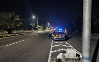 Cegah Balap Liar, Polsek Kediri Intensifkan Patroli Malam