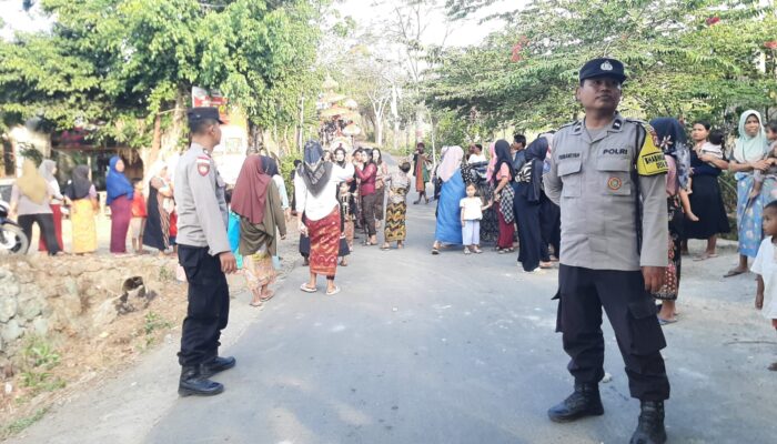 Polsek Sekotong Sukses Amankan Tradisi Nyongkolan di Kedaro