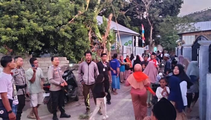 Polsek Pemenang Amankan Proses Tahapan Pilkada Di Wilayahnya