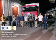 Polres Sumbawa Lakukan Pengawalan Logistik Pilkada Dari Pulau Lombok Menuju Sumbawa