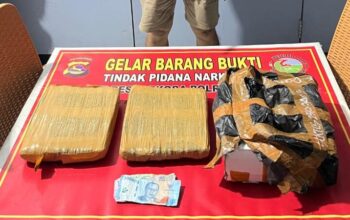 Pengedar Ganja 2.12 Kg, Berhasil Di Tangkap Tim Opsnal Polres Dompu