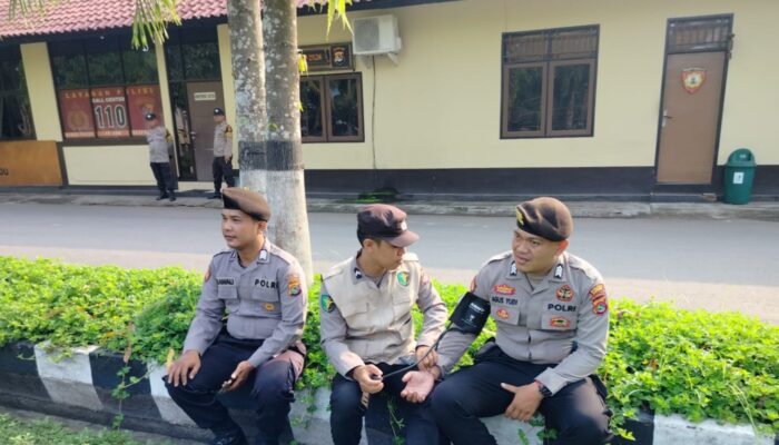 Kesiapan Fisik Personel Polres Lombok Barat dalam Operasi Mantap Praja 2024