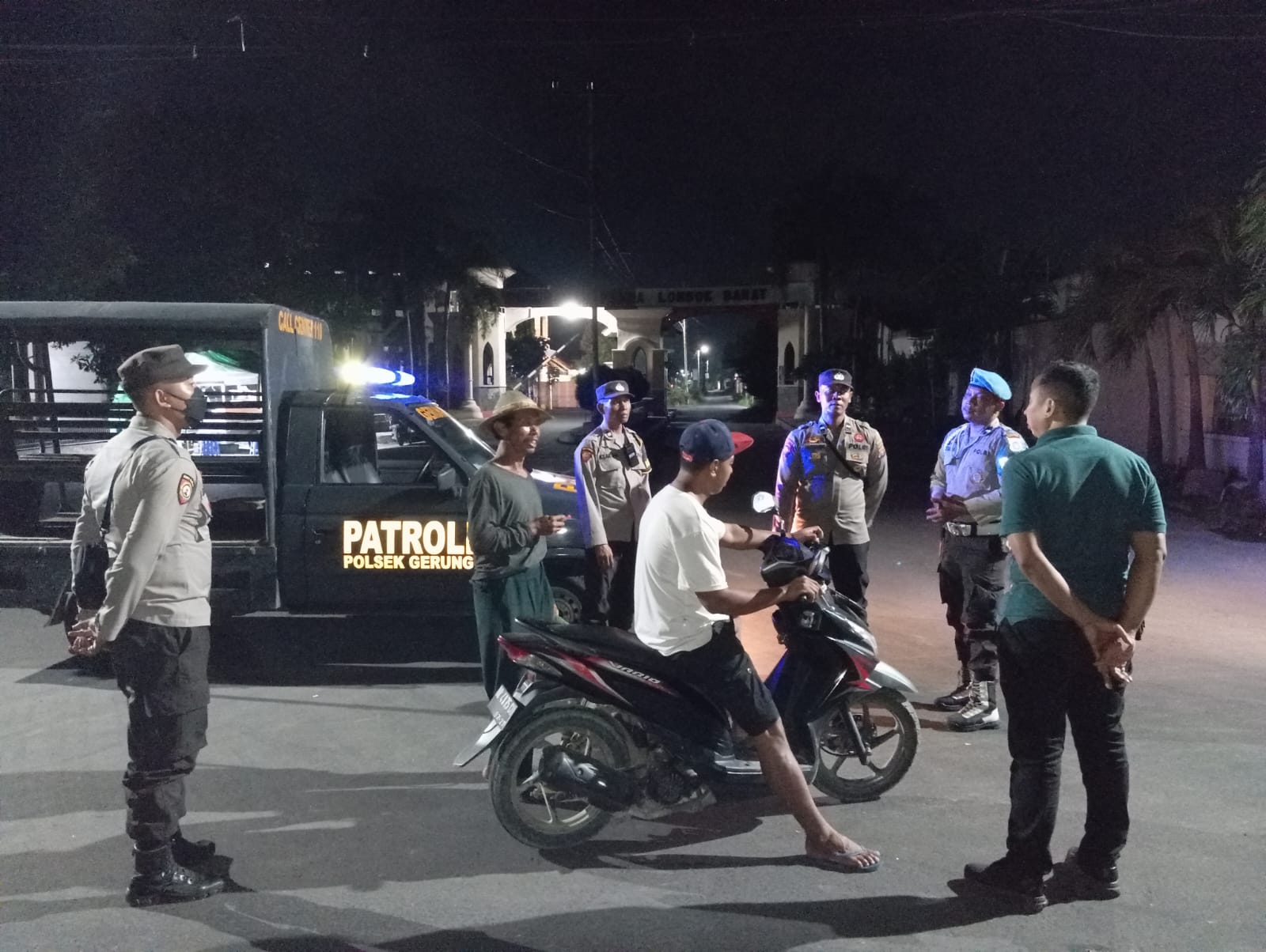 Patroli KRYD Polsek Gerung, Langkah Nyata Cegah Kejahatan di Wilayah Rawan