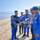 Penanaman Terumbu Karang di Pantai Elak-elak Warnai HUT ke-74 Polairud