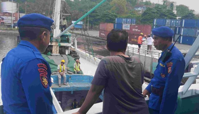 Polisi Perairan Lombok Barat Pastikan Keamanan Pelabuhan Tetap Kondusif