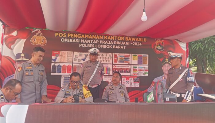 Operasi Mantap Praja 2024: Patroli Polres Lombok Barat Tingkatkan Keamanan Menjelang Pemilu