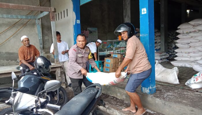 Langkah Polsek Labuapi Dukung Ketahanan Pangan Lewat Pupuk Subsidi