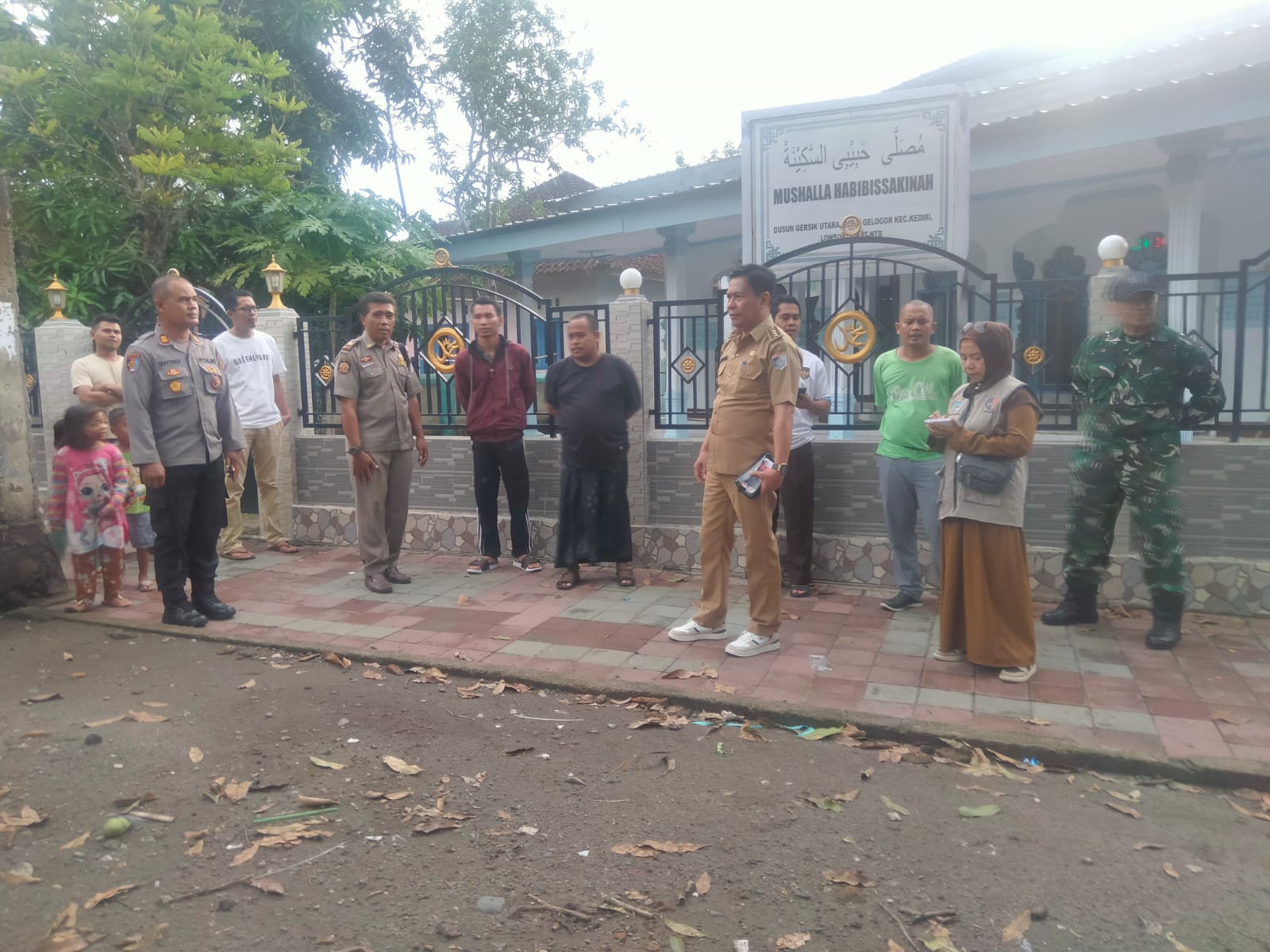 Silaturahmi Forkopimcam Kediri dengan PPS Desa Gelogor, Persiapan Pilkada 2024