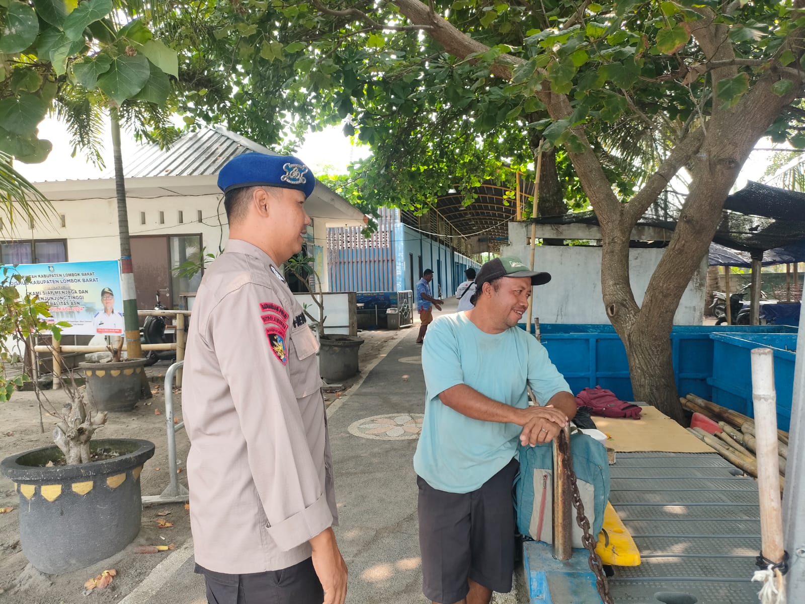 Satpolairud Lombok Barat Ingatkan Keselamatan Nelayan dan Wisatawan