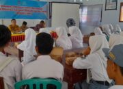 Polsek Dompu Hadiri Sosialisasi Pencegahan Pernikahan Anak dan Stunting di SMAN 2 Dompu