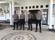 Polres Sumbawa Barat Lakukan Pengamanan Kantor dan Gudang Logistik KPUD Sumbawa Barat serta Kantor Bawaslu Sumbawa Barat