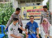 Kabag SDM Polres Lombok Utara Laksanakan Home Visit ke Rumah Personil Yang Sakit