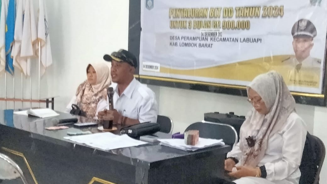 Penyaluran BLT-DD Desa Perampuan 2024, Aman dan Tepat Sasaran!