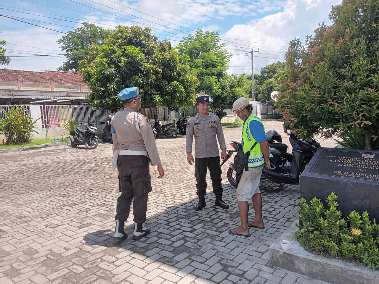 Polsek Gerung Intensifkan Patroli Aman Pasca-Pilkada