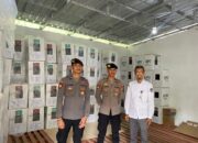 Personel OMP Rinjani 2024 Polres Bima Kota Amankan Kantor dan Logistik KPU Kota Bima