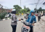 Sat Lantas Polres Bima Kota Tertibkan Pelanggar Lalu Lintas Kasat Mata di Jalan Gatot Subroto