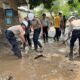 Sat Samapta Polres Dompu Gelar Bakti Sosial Untuk Korban Banjir di Kelurahan Potu