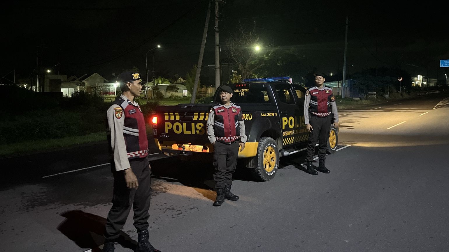 Bypass BIL II Disisir Dini Hari, Langkah Tegas Polres Lombok Barat Berantas Kejahatan