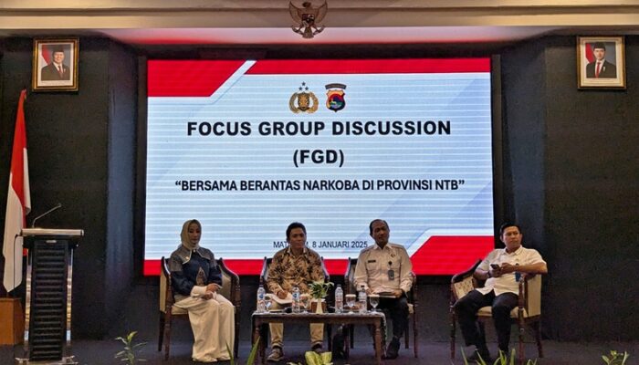 FGD Bertajuk Bersama Berantas Narkoba di Provinsi NTB digelar Kapolda NTB