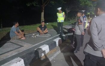 Kediri Zero Kriminal, Patroli Gabungan Gempur 3C dan Balap Liar Dini Hari