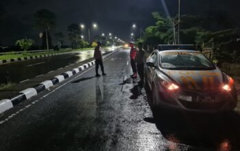 Malam di Kediri, Patroli Blue Light Gempur Aksi Begal dan Balap Liar