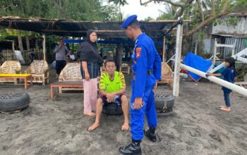 Pantai Cemara Dijaga Ketat, Patroli Rutin Satpolairud Lombok Barat Pastikan Keamanan Wisatawan