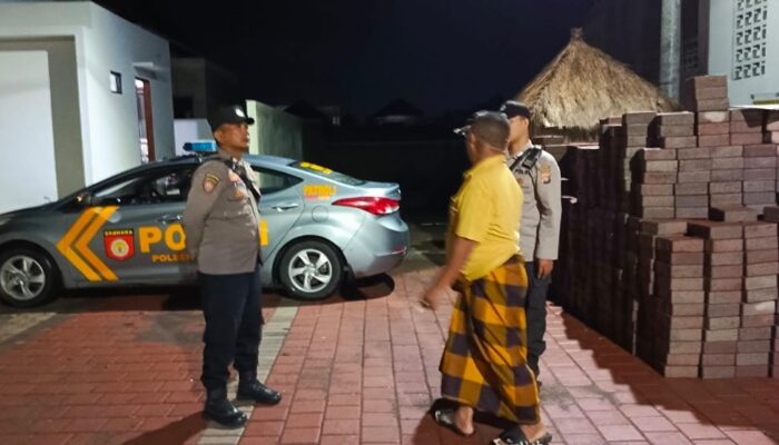 Pasca Pilkada, Polsek Labuapi Gencarkan Patroli Malam, Cegah 3C dan Bencana