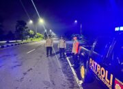 Patroli Intensif Polsek Gerung di Bypass BIL Jaga Kamtibmas, Ciptakan Rasa Aman