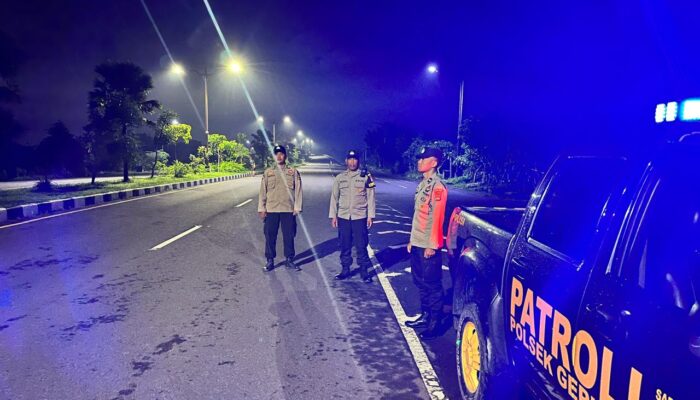 Malam di Bypass BIL Aman Terkendali: Patroli Rutin Polsek Gerung