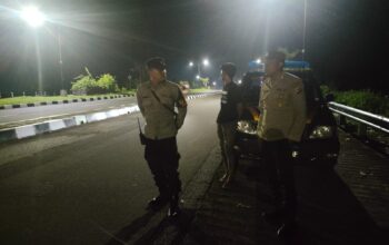 Cegah 3C dan Balap Liar, Polsek Kuripan Gencar Patroli Bypass BIL Dini Hari