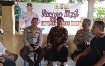 Sentuhan Polri di Kediri Induk Minggu Kasih Jaring Aspirasi Warga