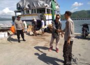 Polsek Kawasan Pelabuhan Laut Bima Laksanakan Patroli Rutin di Areal Dermaga Pelabuhan Laut Bima