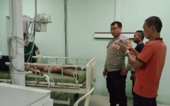 Polres Loteng Evakuasi terduga Pelaku Curas Dari Amukan Massa.