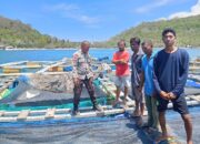 Bhabinkamtibmas Sekotong Apresiasi Budidaya Ikan di Gili Gede