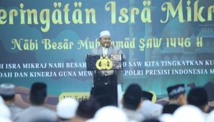 Mabes Polri Gelar Peringatan Isra Mikraj, Wakapolri Ajak Tingkatkan Iman & Takwa