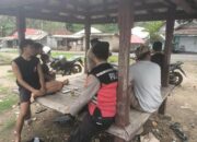 Komitmen Jaga Keamanan, Polsek Sekotong Aktif Patroli Dialogis di Dusun Tawun