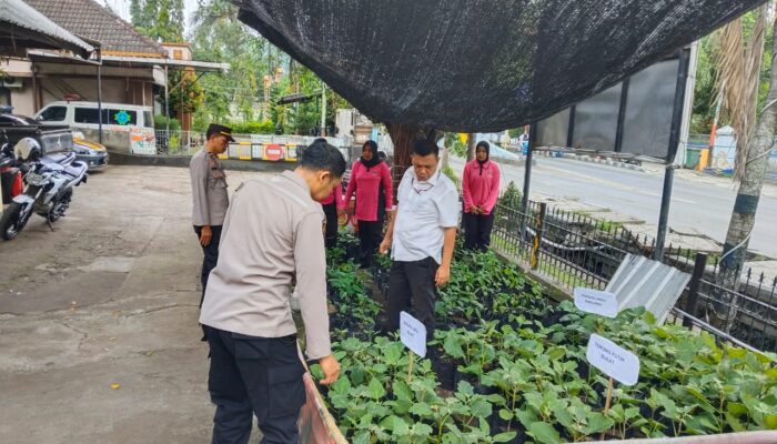 Polsek KP3 Lembar Optimalkan Pekarangan untuk Pangan Lestari