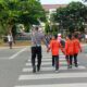 Pastikan Keselamatan Murid Sekolah, Sat Lantas Polres Bima Kota Gatur Lalin Pagi